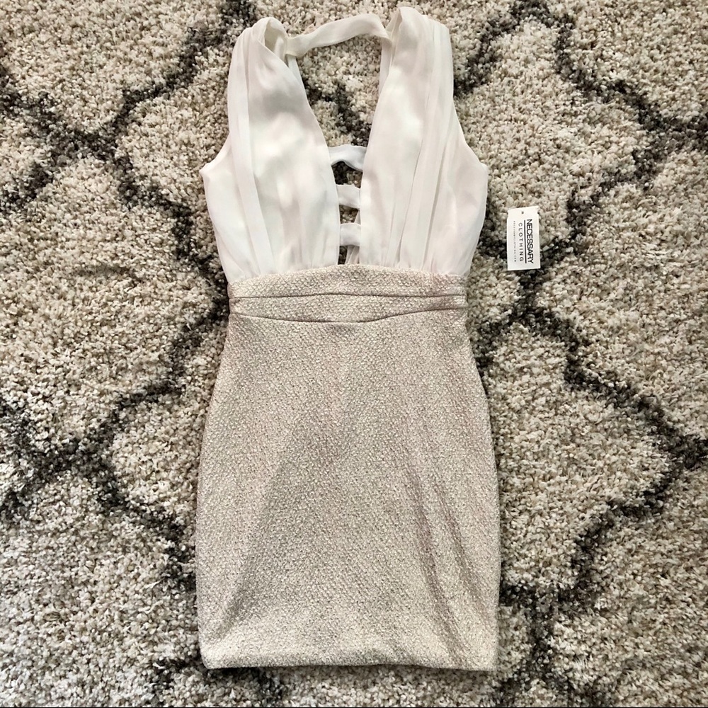 NWT Necessary Clothing Goddess Mini Dress
